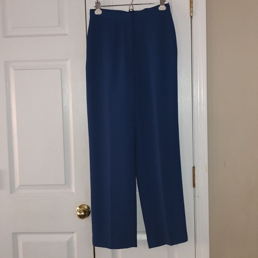 Kasper Royal Blue lined business causal dress pants Sz  4 NWOT